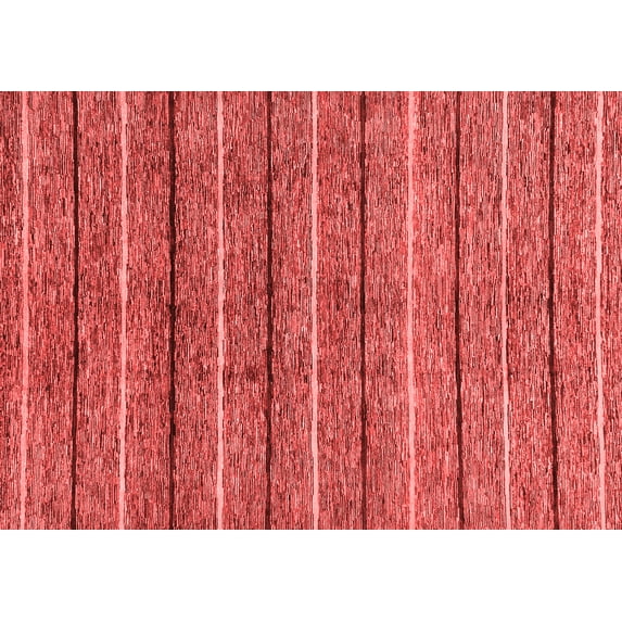 Ahgly Company Machine Washable Indoor Rectangle Abstract Red Modern Area Rugs, 6' x 9'