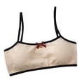 thumbnail image 4 of SHenli Girls Cotton Bras 5-Pack â Wire-Free Sports Bralettes with 3-Row Hook-and-Eye Underwear for Ages 8â14, 4 of 6
