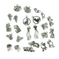thumbnail image 1 of 20 piezas de aleación de gato vintage colgantes huecos para joyas de bricolaje elaboración de collar espaciadores cuelga Gloria Colgantes de encantos de gato, 1 of 4
