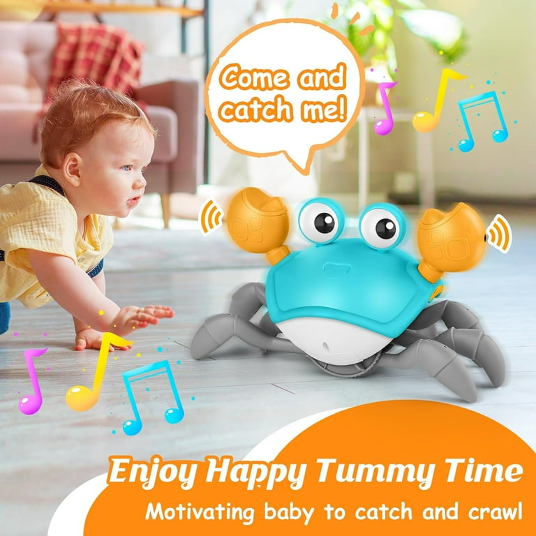 Krabbe Baby Toy 6 8 9 10 12 Months, Crawling Musical Crawling Toy