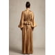 thumbnail image 5 of Vestido maxi vestido bellabarnetten Kuhany con cuello redondo y pliegues, 5 of 5