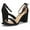BLACK/SUEDE, variant on BURUDANI Women's Chunky High Heel Sandals Ankle Strap Open Toe Dress Shoes NUDE/NUBUCK Size 11