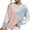 Pink, variant on Fesfesfes Women Sweaters Contrast Fashion Long Casual Pullover Loose Long-sleeved Sweater or