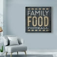 thumbnail image 3 of Trademark Fine Art 'Football I Blue' Canvas Art by Michael Mullan, 3 of 3