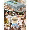 thumbnail image 6 of Aqua Marble Tablecloth Rectangle Table Cloth 52x70, Waterproof Tablecloth Outdoor Table Cloth, Modern Abstract Gradient Water Fluid Art Washable Table Cover for Kitchen Dinning Party, 6 of 8