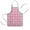 Pink Bows and, variant on Pink Bows and Baseballs Pattern Kids Aprons for Girls and Boys,Adjustable Neck Strap Toddler Aprons for Kids Cooking Baking