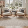 thumbnail image 4 of GENIMO 2'x3' Area Rug, Washable Non Slip Soft Boho Geometric Indoor Door Mat for Entryway Kitchen Laundry Room, Linen Beige, 4 of 7