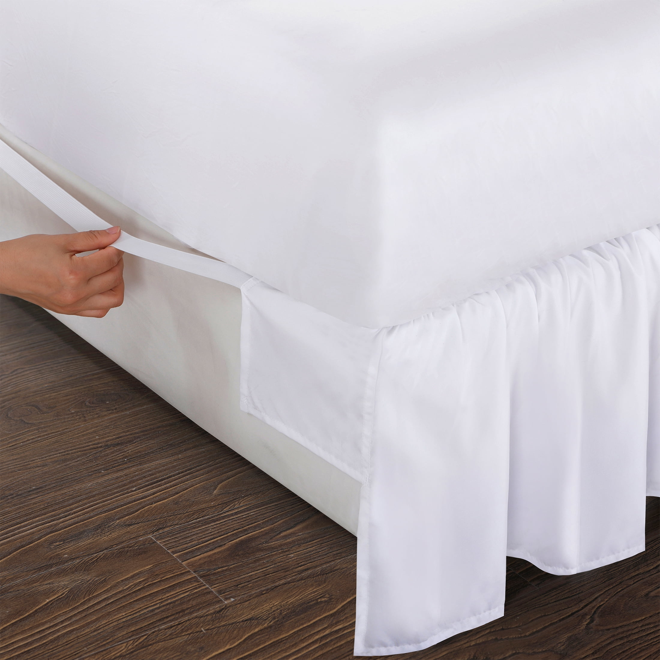 Bed Maker's Wrap-Around Ruffled Bedding Bed Skirt