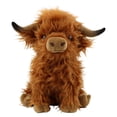 thumbnail image 1 of Vaca escocesa de las tierras altas, animal de peluche, muñeco de toro de pelo largo, lindo juguete de peluche realista simulado para niños, adorno que Zulema Juguetes de peluche de vaca de las tierras altas, 1 of 8