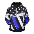 thumbnail image 2 of Sudadera con Capucha jinwen Sudadera con estampado de hombre 3D Bandera Gráfica 2XL, 2 of 8