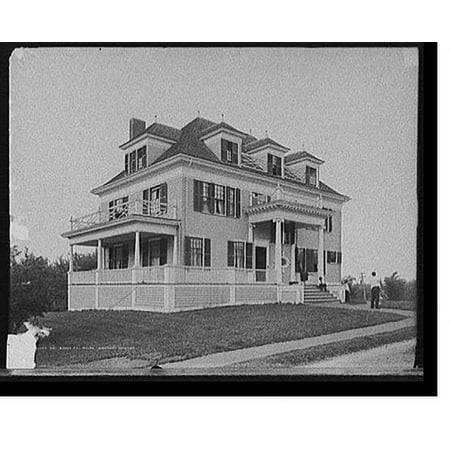 Historic Print, Phi Kappa Psi House, Amherst College, 16" x 20"