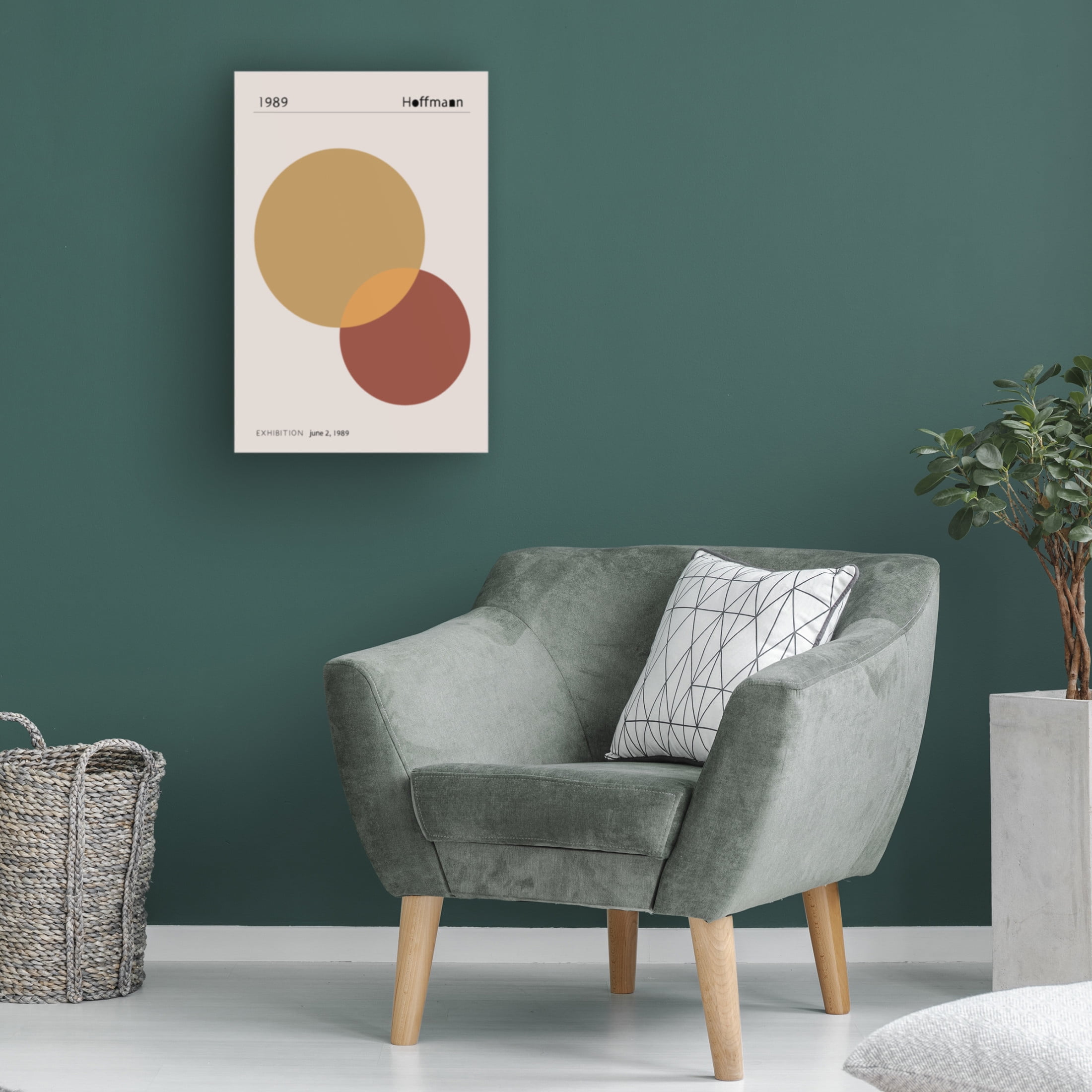Canvas Wall Art - Pictufy Studio Ii '1989 Hoffman' Wall Art for Living Room, Bedroom, or Office Décor by Trademark Fine Art - 22 x 32 Inches