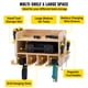 thumbnail image 3 of VEVOR Organizador de herramientas electricas, soporte para taladro montado en la pared, estación de carga de taladro con 4 ranuras para colgar, almacenamiento de taladro inalámbrico de, 3 of 9
