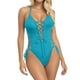 thumbnail image 1 of MKLEKYY Trajes De Baños Women Sexy Lace Up 1 Piece Swimsuit Deep V Neck Bathing Suits, 1 of 6