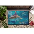 thumbnail image 3 of Liquid Metal Black Marlin Door Mat, Indoor Rug or Outdoor Welcome Mat 24x36 Door, 3 of 4