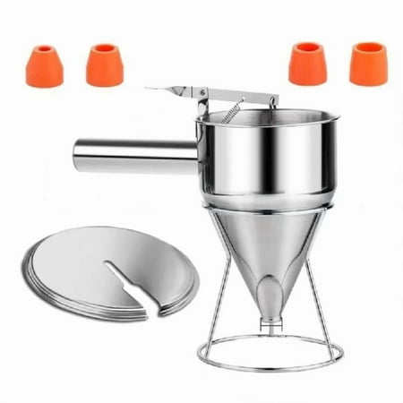 ROZYARD Practical Baking Funnel For Pizza Dough Ice Creams Batter Professional Kitchen ROZYARD Practical Baking Funnel For Pizza Dough Ice Creams Batter Professional Kitchen