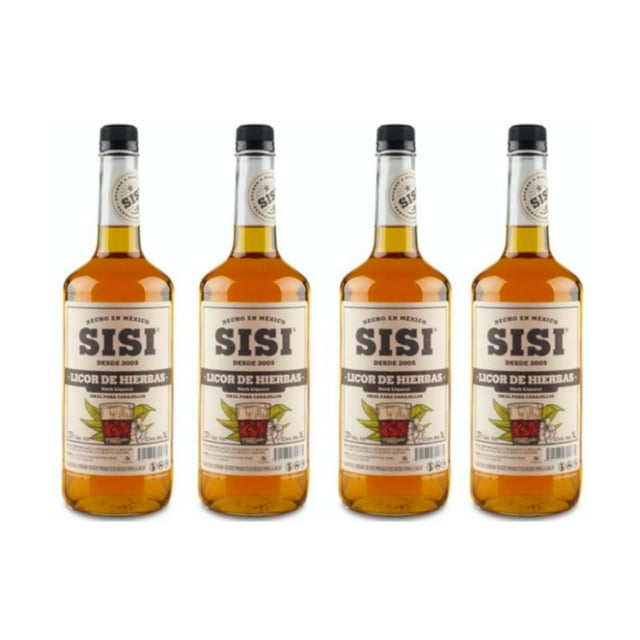 Pack de 4 Crema-Licor Sisi Hierbas 1 L
