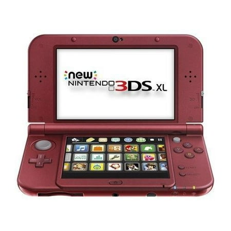 Nintendo New 3DS XL Bundle (2 Items): Nintendo New 3DS XL - Red, and an AC