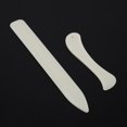 thumbnail image 1 of 2PCS Set White Bone Folder Paper Creaser Tool, Plastic Paper Folding Knife, Handmade Leather Burnishing Bookbinding Books Cards And Paper Crafts, 1 of 8