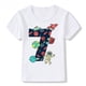 thumbnail image 3 of Camiseta de algodón con dibujos animados para niños, ropa para niños y niñas, ropa para cumpleaños de 6, 7, 8 y 9 años, camiseta con estampado de nueve planetas, 3 of 5