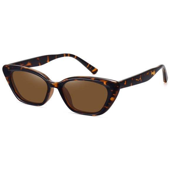 Gafas de Sol WOWSUN Pequeñas de Ojo de Gato Polarizadas para Mujer