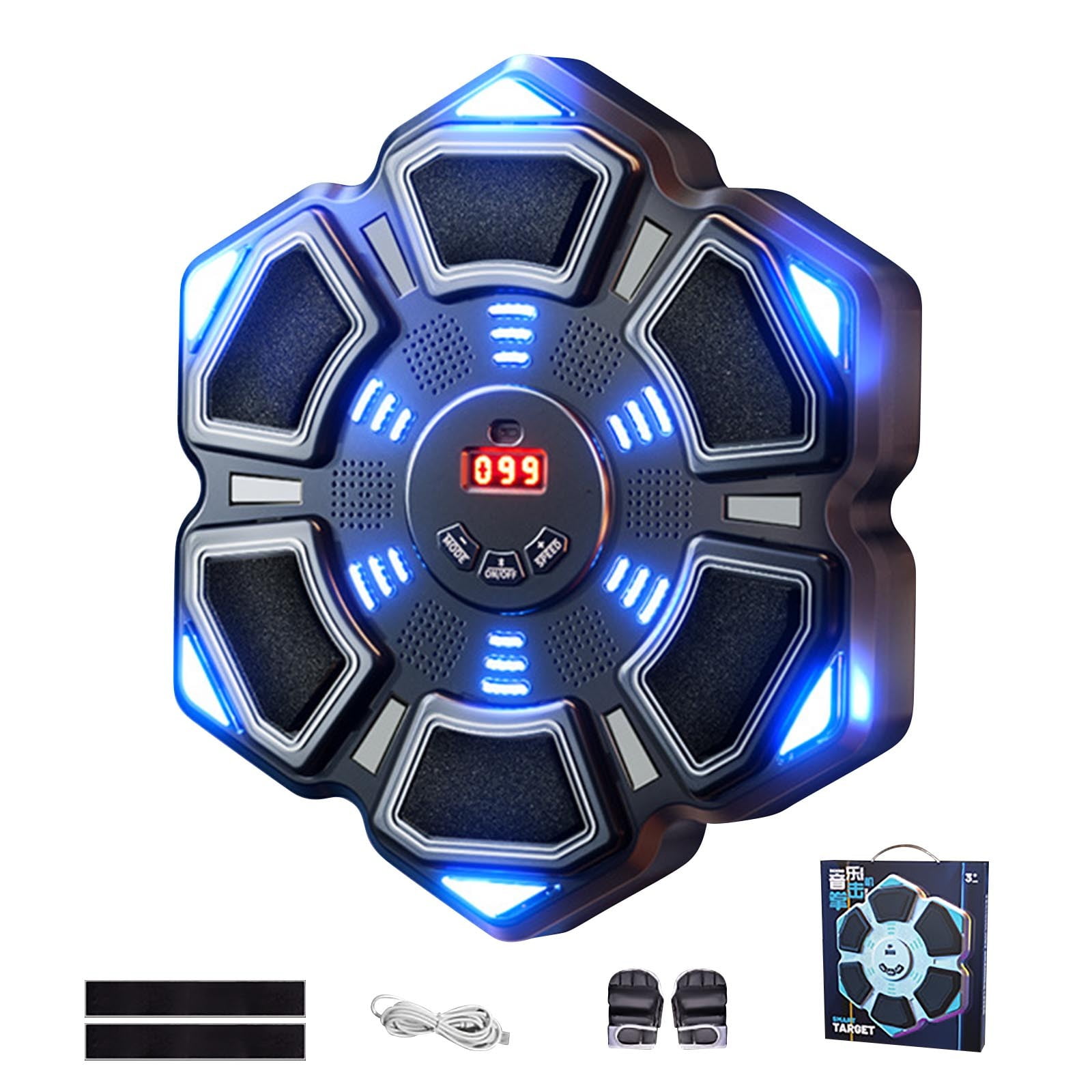 Boxing Music Machine Punching Machine,Boxing Trainer Gifts for Smart Kids,Fitness Equipment Heavy Punching Bag,Punching Bag Kids Workout Equipment