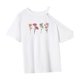 thumbnail image 5 of Camiseta básica para mujer, clásica, cómoda, cuello redondo, para senderismo, compras M, 5 of 7