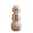 B, variant on FeiBiQiuBi 24" Resin Rattan Style Snowman, Rustic Snowman Decorations with Bow, Woven Natural Style Freestanding Design Winter Farmhouse Decor for Home Kitchen Garden, Holiday Table Mantel Decor