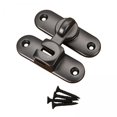 thumbnail image 1 of 4 Pestillos De Cerradura Para Puerta De Granero, Pestillo Para Puerta De Habitación Con Tornillos Para Dormitorio, Baño, Jardín, Gris, 1 of 8
