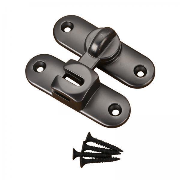 4 Pestillos De Cerradura Para Puerta De Granero, Pestillo Para Puerta De Habitación Con Tornillos Para Dormitorio, Baño, Jardín, Gris