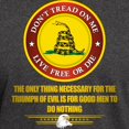 thumbnail image 4 of CafePress - (Dtom) Triumph Over Evil Dark T Shirt - Men's Classic Graphic Cotton T-Shirt, 4 of 5