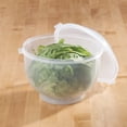 thumbnail image 2 of Lettuce Keeper, Crafted With 100% Durable Plastic, Kitchen Storage and Organization - Set of 2, Each Measures 7" High x 8" Diameter With Raised Lid, 2 of 5