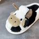 thumbnail image 2 of Pantufla Zapatillas unisex de vaca de dibujos animados, zapatillas térmicas planas antideslizantes, zapatillas de interior para el hogar DQrwqpou Tenis De Mujer Tenis De Hombre, 2 of 6