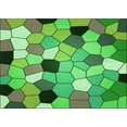 thumbnail image 1 of Ahgly Company Machine Washable Indoor Rectangle Transitional Neon Green Area Rugs, 5' x 7', 1 of 7