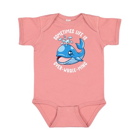 

Inktastic Whale Life Overwhelming Joke Gift Baby Boy or Baby Girl Bodysuit