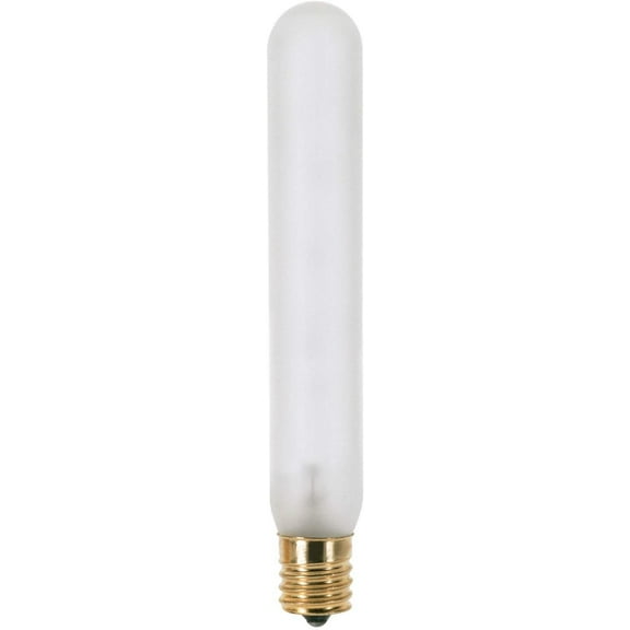 Satco S3710 130V Intermediate Base 40-Watt T6.5 Light Bulb, Clear