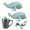 Grey, variant on Reusable Silicone Tea Infuser Strainer Set for Loose Leaf Flower Brewing Enthusiasts 2PCS