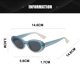 thumbnail image 2 of Gafas de sol retras del marco del hip-hop de la personalidad caliente de la muchacha del ojo de gato, hechas de PC, 2 of 5
