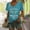 Sky Blue, variant on Tittly T Shirts for Women Tshirts Shirts Women's Fashion Casual Letter Short Sleeve V Neck Short Sleeve T Shirt Graphic Tees V Neck T Shirts Womens Tops Black L