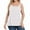 b - Flowy White, variant on Vaslanda Camisoles for Women with Built in Bra Adjustable Strap Sleeveless Summer Tank Tops for Workout Sleeping Traveling