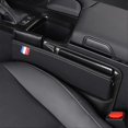 thumbnail image 2 of Car Seat Gap Filler Cinch Organiser Pu Leather Sponge Filled Hold Phone Money, 2 of 3