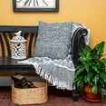 thumbnail image 4 of Parkland Collection Zumi Gray Throw Pillow, 4 of 5