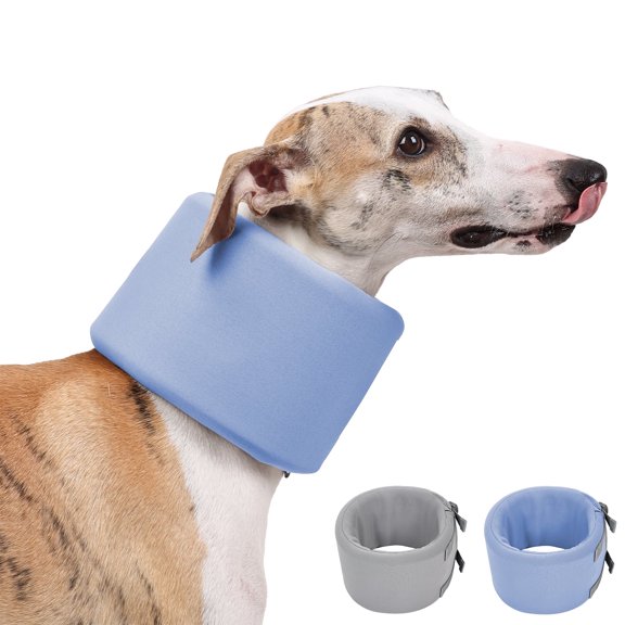 Duuclume Dog Neck Brace After Surgery, E-Collar & Cone Collar Alternative for Dogs (Blue,L)