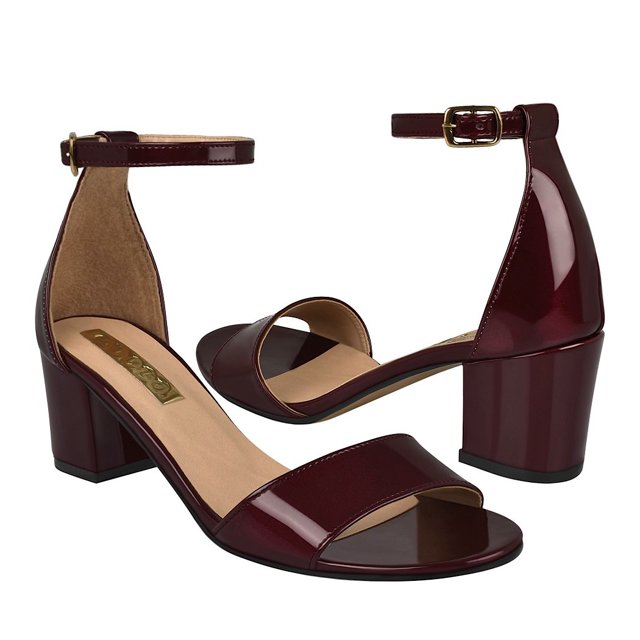 SANDALIAS CLÁSICAS PARA DAMA STYLO 3008 VINO Stylo 3008