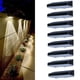 thumbnail image 1 of ASLIDECOR - Luces solares de valla para exteriores con 3 modos 3000/4000/6000K, luces de pared alimentadas por energ&iacute;a solar para exteriores, patio trasero, barandilla, escal&oacute;n,, 1 of 9