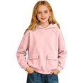thumbnail image 3 of Shadoumai Zip Up Hoodies for Girls Oversized Sweatshirts Drop Shoulder Coat Lightweight Y2K Fall Track Jackets with Pockets, 3 of 5