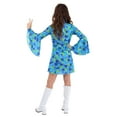 thumbnail image 5 of Girl's Wild Flower 70's Disco Dress Costume, 5 of 5