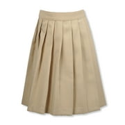 French Toast Big Girls’ Pleated Skirt (Sizes 4 - 20) Color: khaki Size: 6