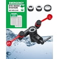 thumbnail image 1 of Kit de lavado de ojos TidyFriend, lavado de ojos de emergencia montado en grifo, 1 of 7