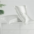 thumbnail image 6 of Satin Silk Pillowcase,Hair Skin Pillowcase,Standard Size Pillowcase,Hidden Zipper Pillowcase,Soft Breathable Pillowcase,Glassy Cool Pillowcase,Sleeping Pillowcase,Decorative Pillowcase, 6 of 7